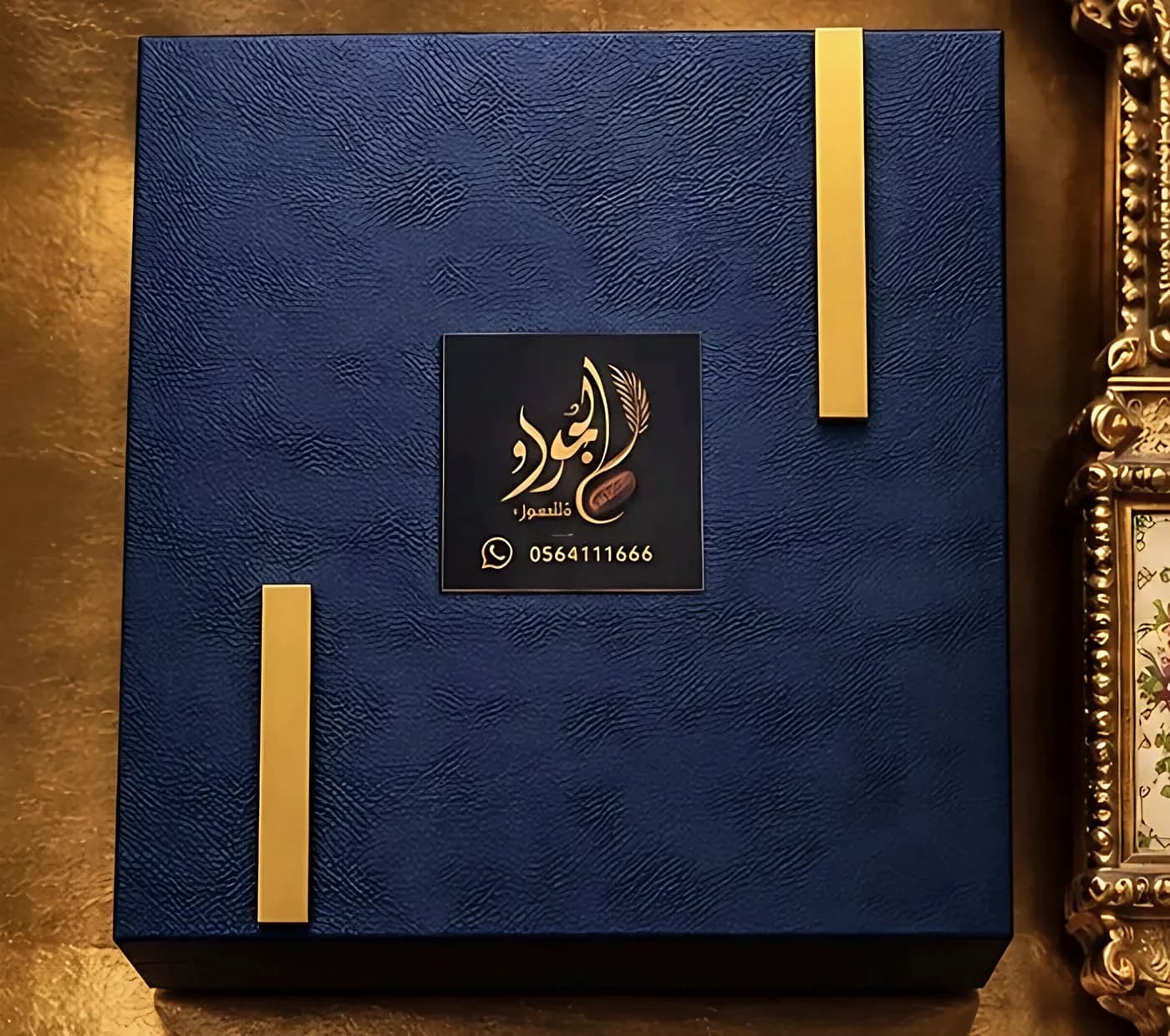 غطاء صندوق الجود الكحلي من الأعلى